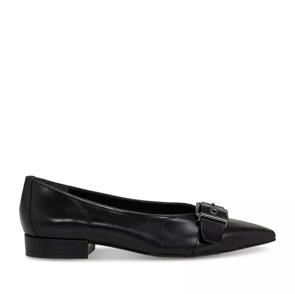 VINCE CAMUTO Women's Megdele Pointed Toe Flats. Size 11. Color Black. - Picture 2 of 8